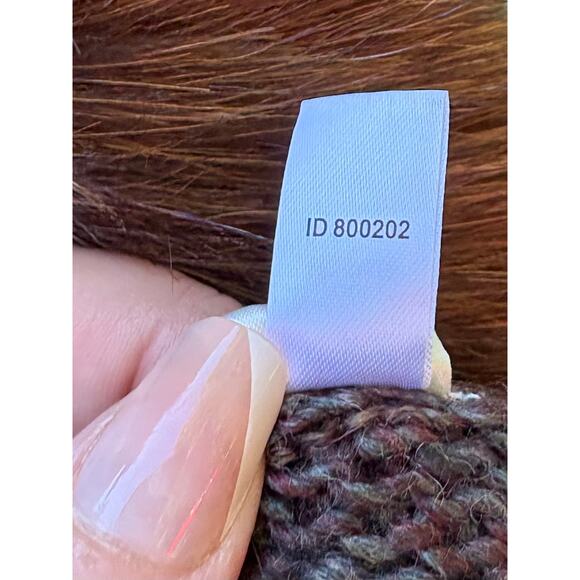 Chico's Women's Size .2 Faux Fur Collar L Brown Tan Tones Cardigan Sweater (NEW) - Picture 11 of 12